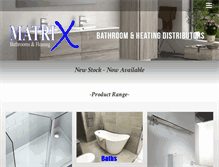 Tablet Screenshot of matrixbathrooms.ie